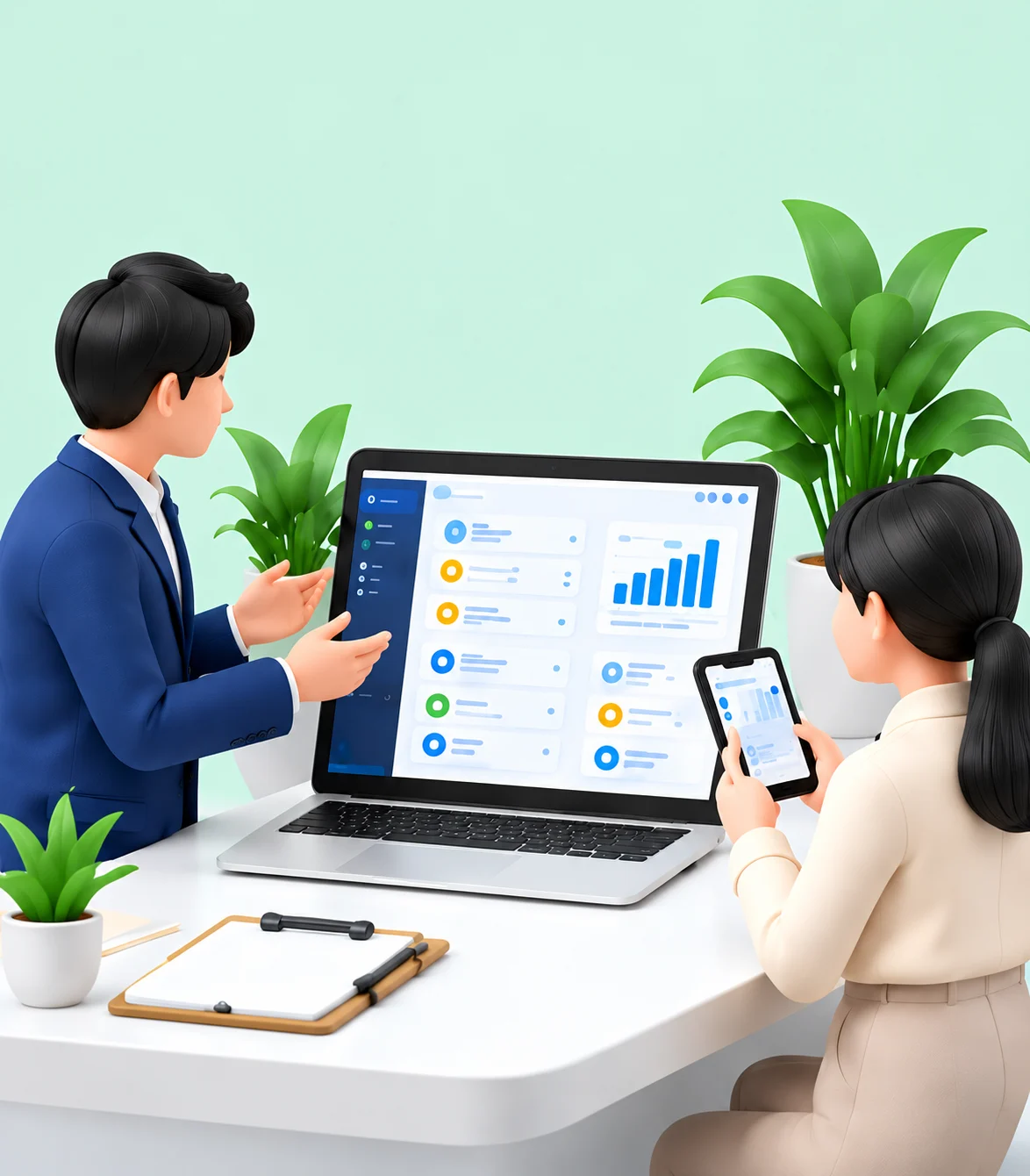 専用のAIを提供